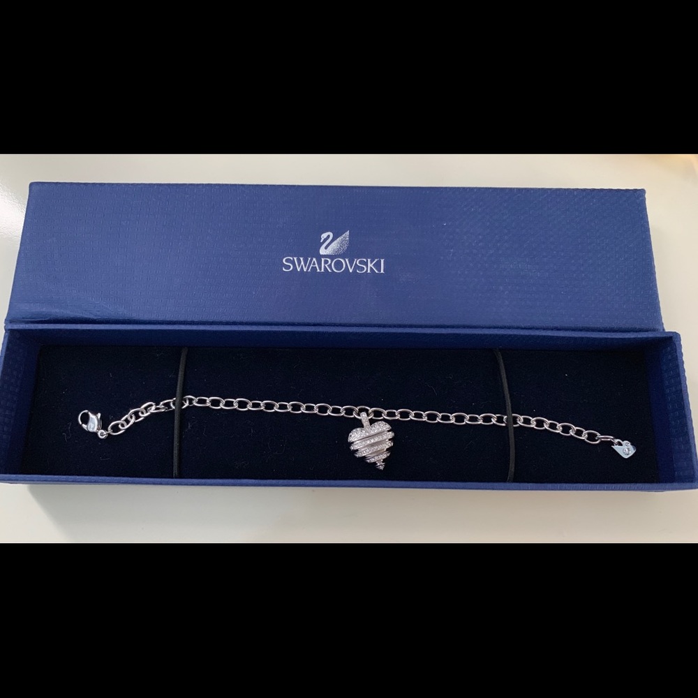 Swarovski Heart Bracelet